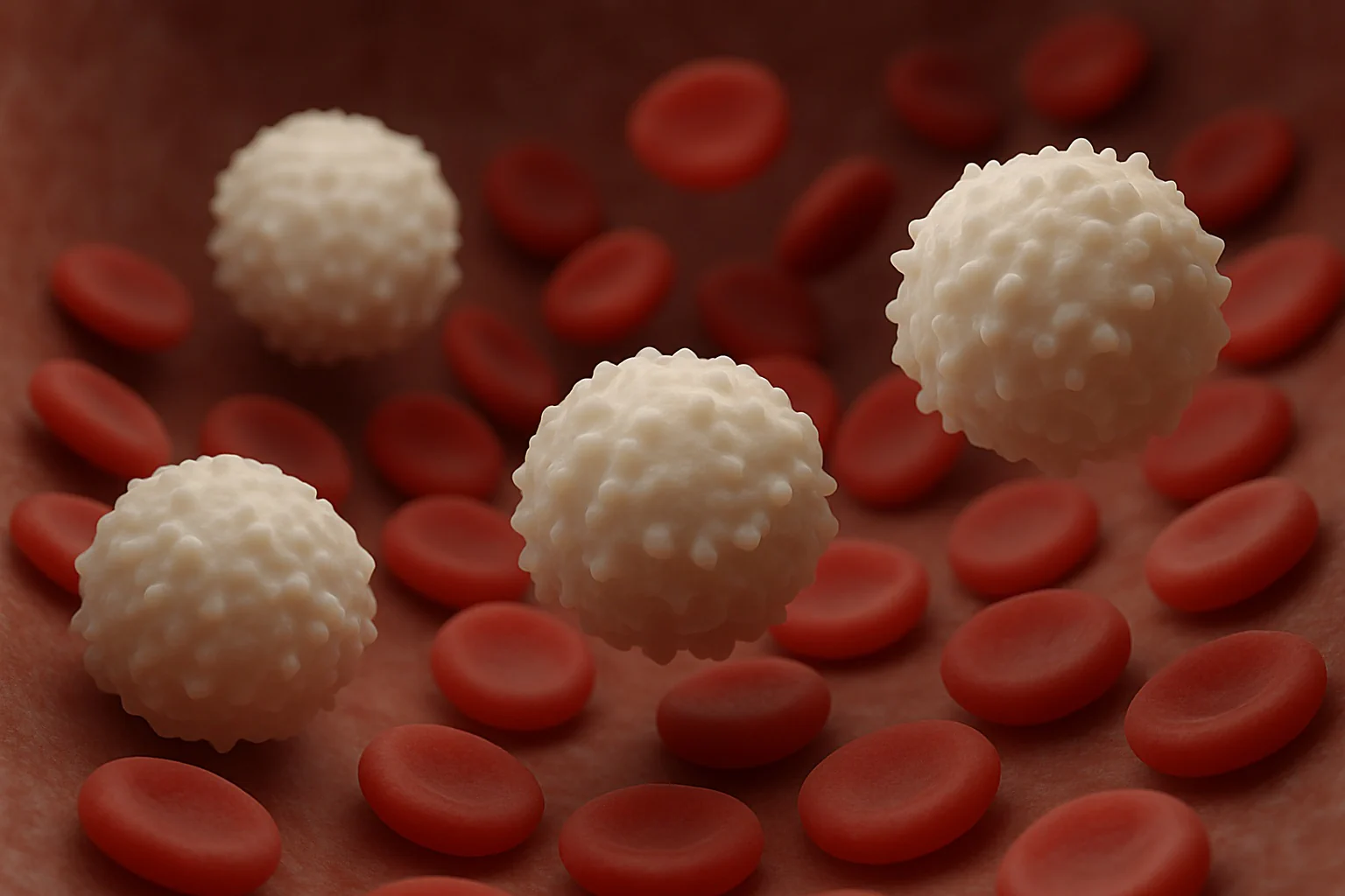 ANC calculator interface with WBC and differential inputs, unit toggles, and an ANC result card showing neutropenia grades. Mobile‑first with clear labels.
