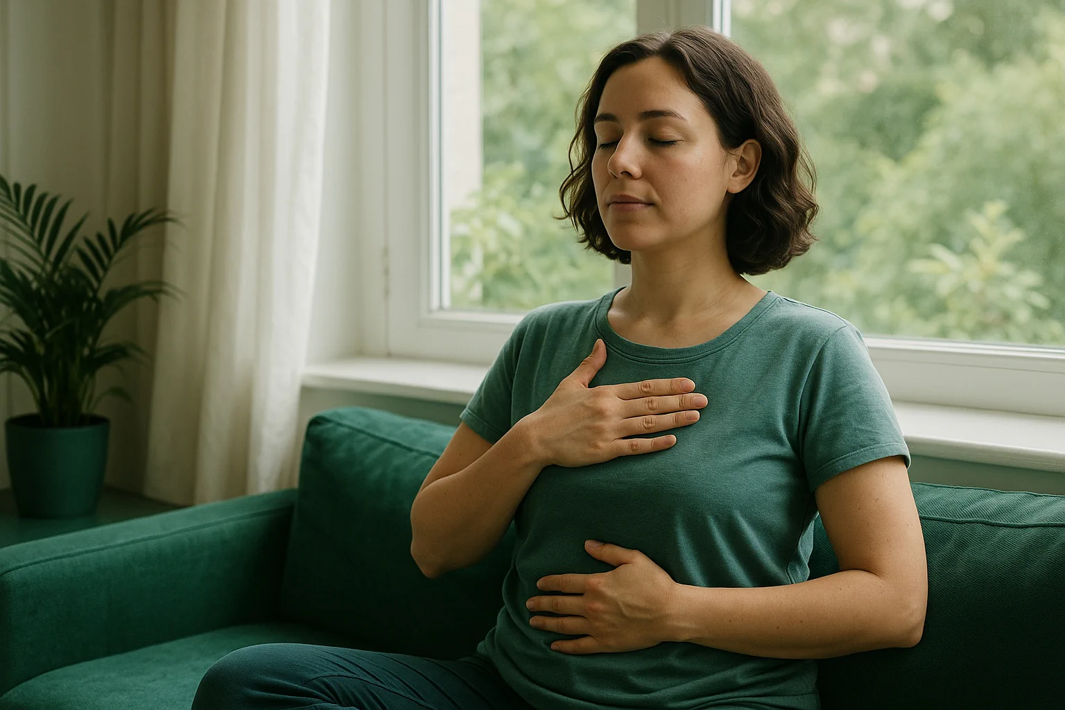 Anxiety calculator results showing GAD-7 total, severity band, and next-step guidance, optimized for phones and desktops with clear labels for easy reading.