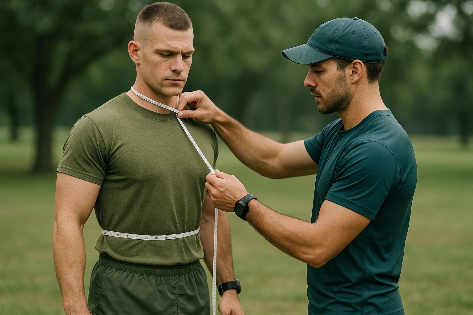 Estimate BF% with the Army body fat calculator per AR 600-9. Use circumference inputs to get body fat % and a clear compliance status result with guidance.