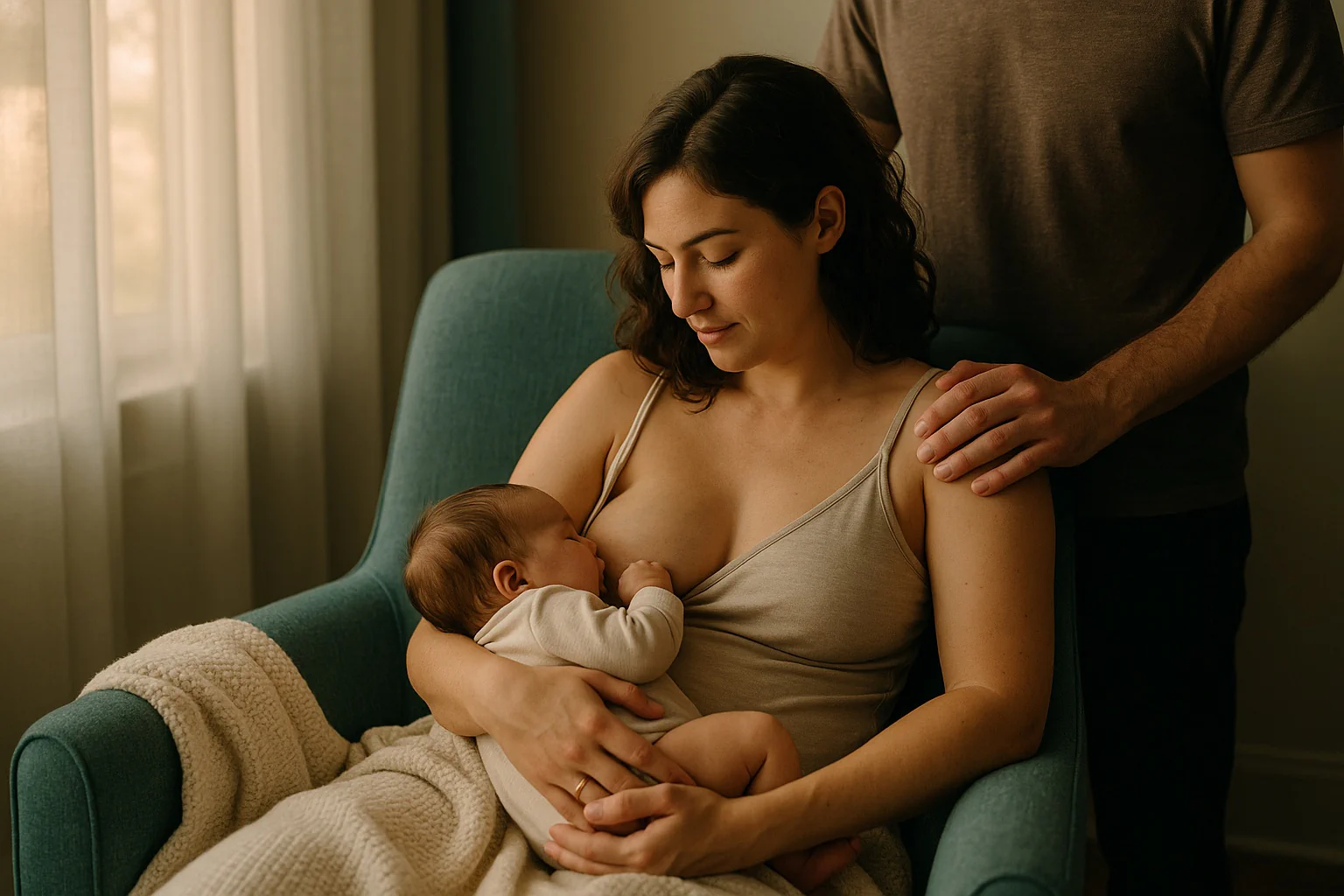 Planner from the breastfeeding calculator listing ounces per day and per feed, with day/night splits, recommended intervals, and a schedule you can adjust.