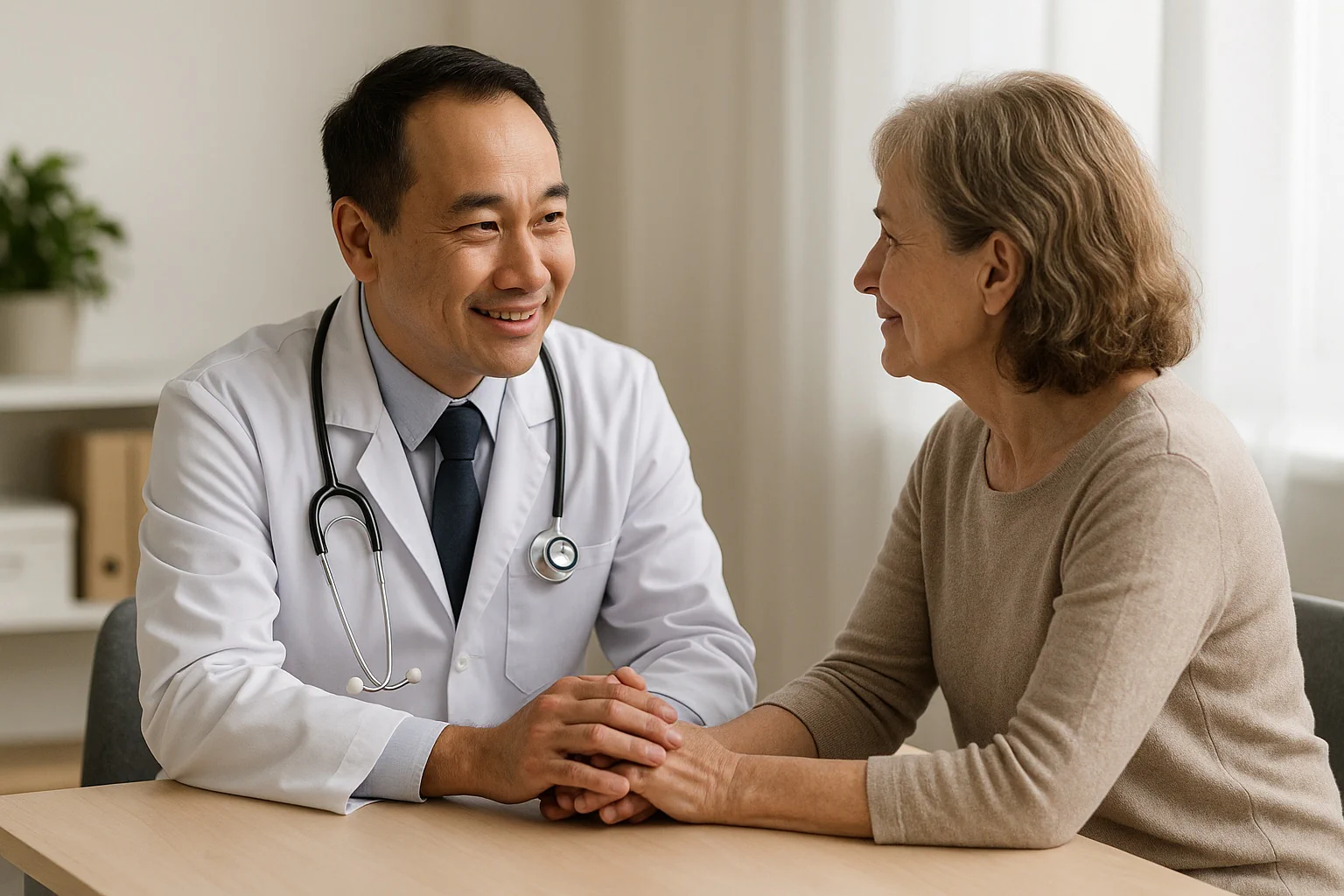 A Cancer Risk Calculator banner with risk factor inputs and screening reminders. It highlights simple prevention steps to discuss with your clinician.