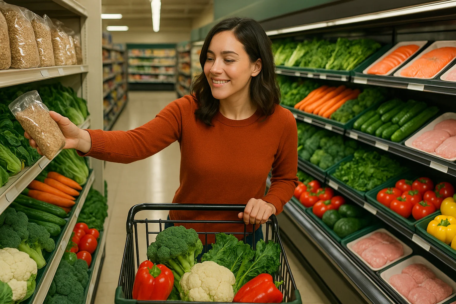 A Diabetes Risk Calculator interface showing a risk score and checklist items. The Diabetes Risk Calculator highlights ways to reduce risk at a glance.