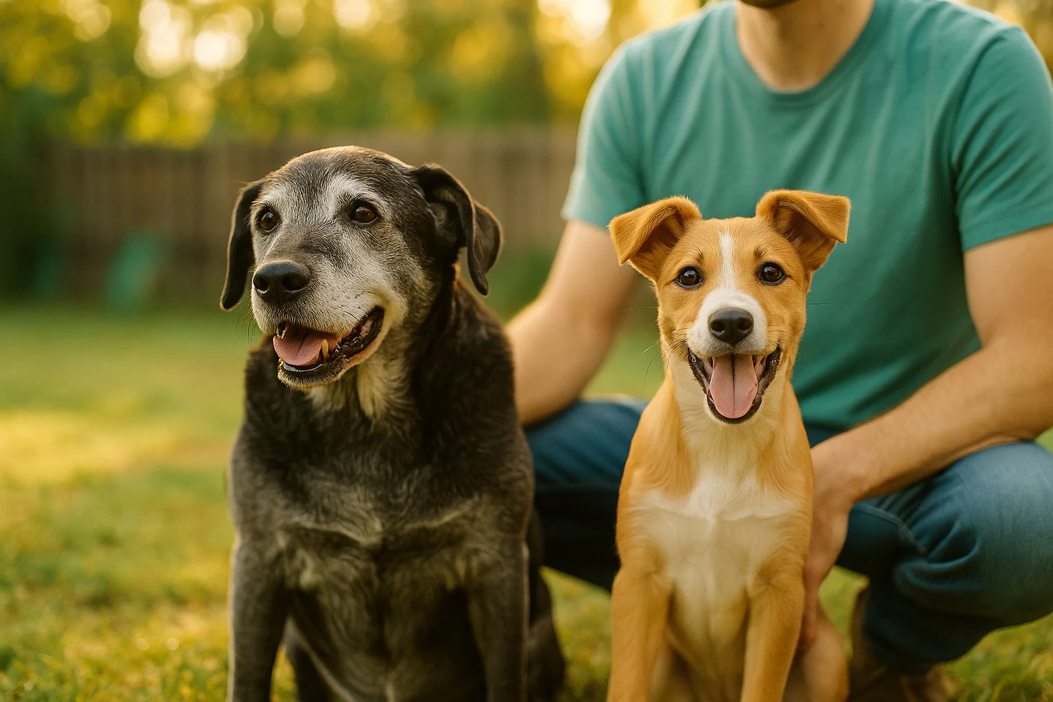 Dog years calculator on a phone with size options, years and months inputs, and a bold human‑years result plus life stage tips for everyday pet care today.