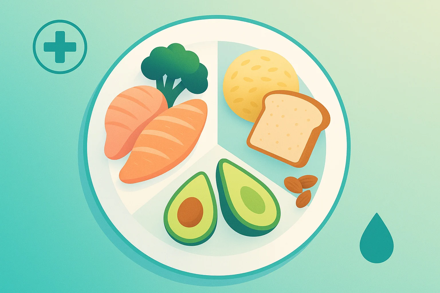 Visual guide for using the macronutrient calculator to balance protein, carbs, and fats by calories or TDEE. Adjust goals and see grams per day and per meal.