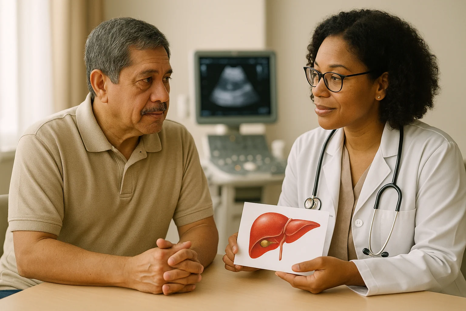 Visual guide for the MELD score calculator: bilirubin, INR, creatinine, and sodium inputs, MELD/MELD‑Na outputs, and risk bands for quick interpretation.