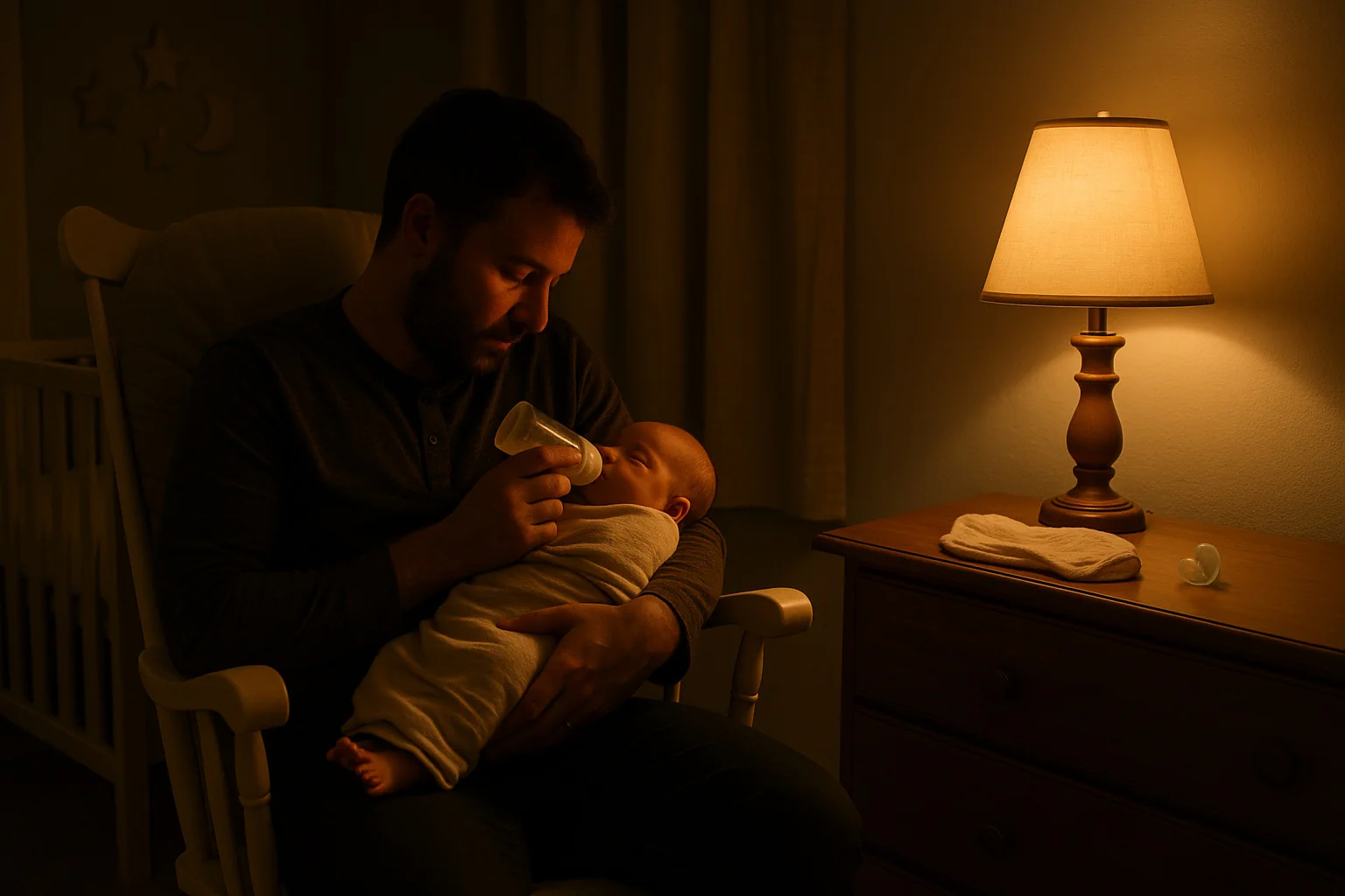 Schedule from the newborn feeding calculator with time blocks and estimated ounces per feed, plus day and night cues to adapt timing as growth and sleep change.