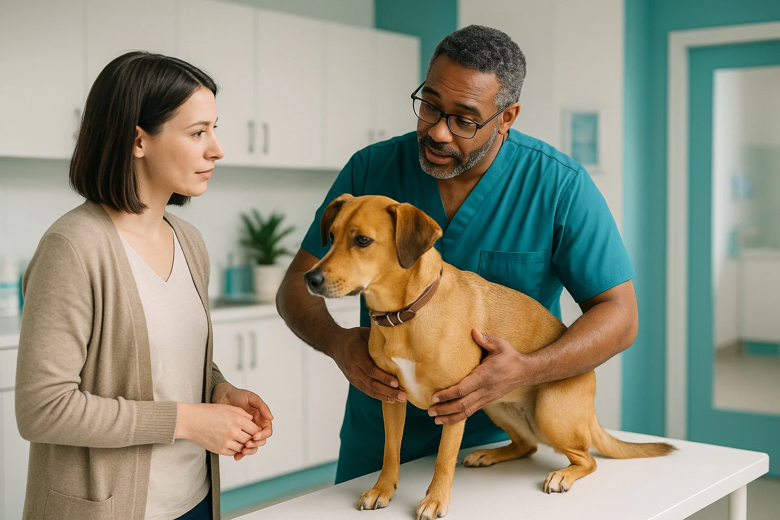 A pet BMI calculator view showing the BCS scale, categories, and guidance. The pet BMI calculator highlights body condition and next steps for weight goals.