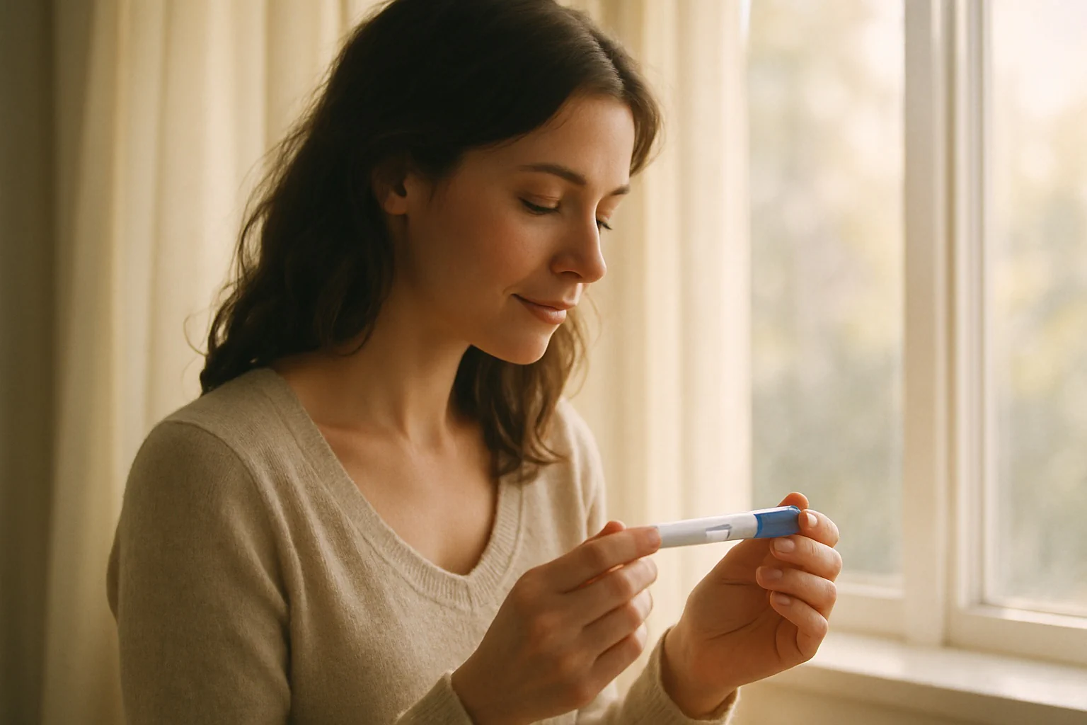 Pregnancy test calculator showing best test dates by DPO from ovulation or LMP, with sensitivity choices and a clear timeline for earliest and reliable testing.