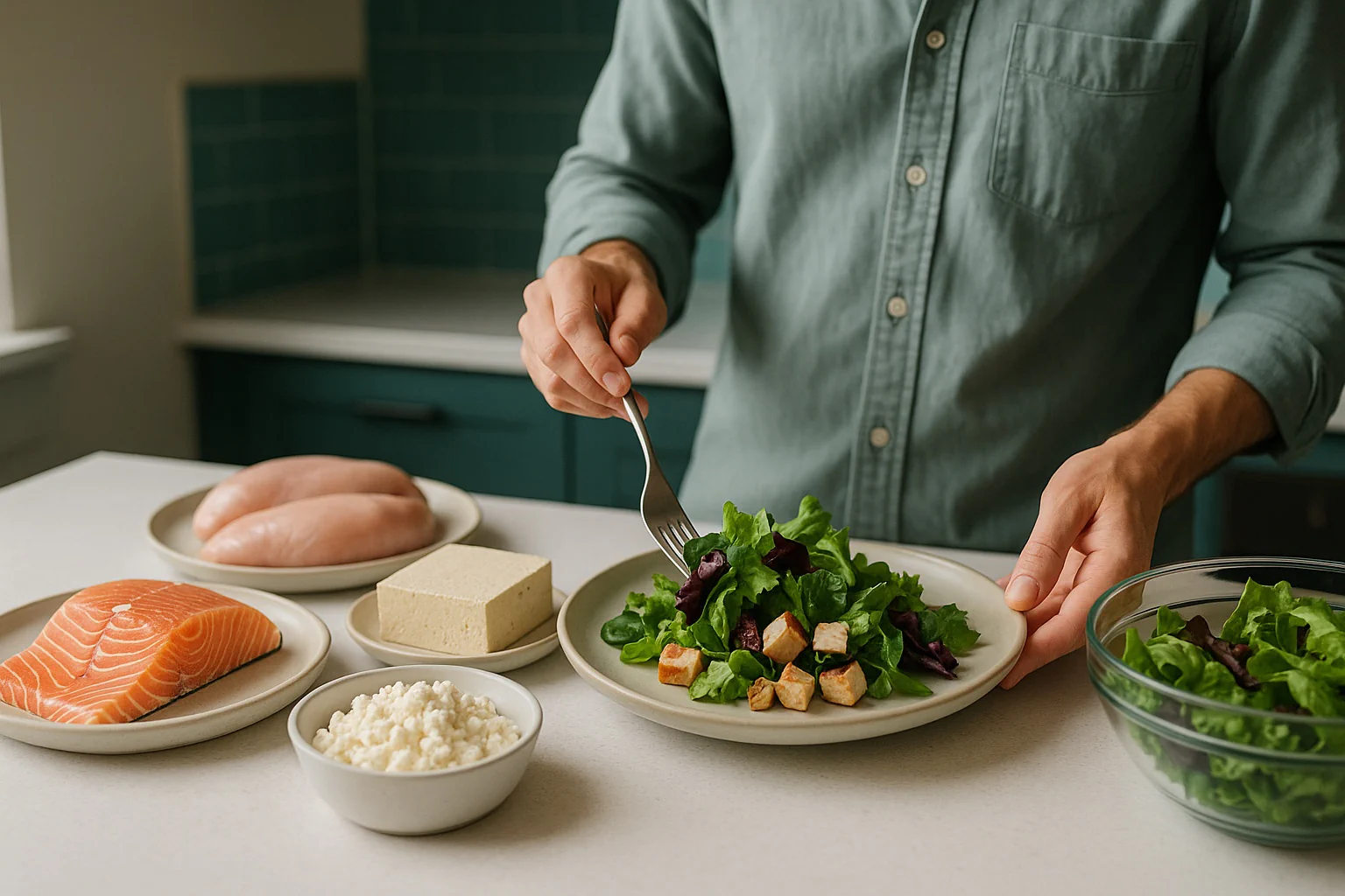 This protein calculator for weight loss sets a daily target to support fat loss and muscle retention. Choose body weight or lean mass and get a per‑meal guide.