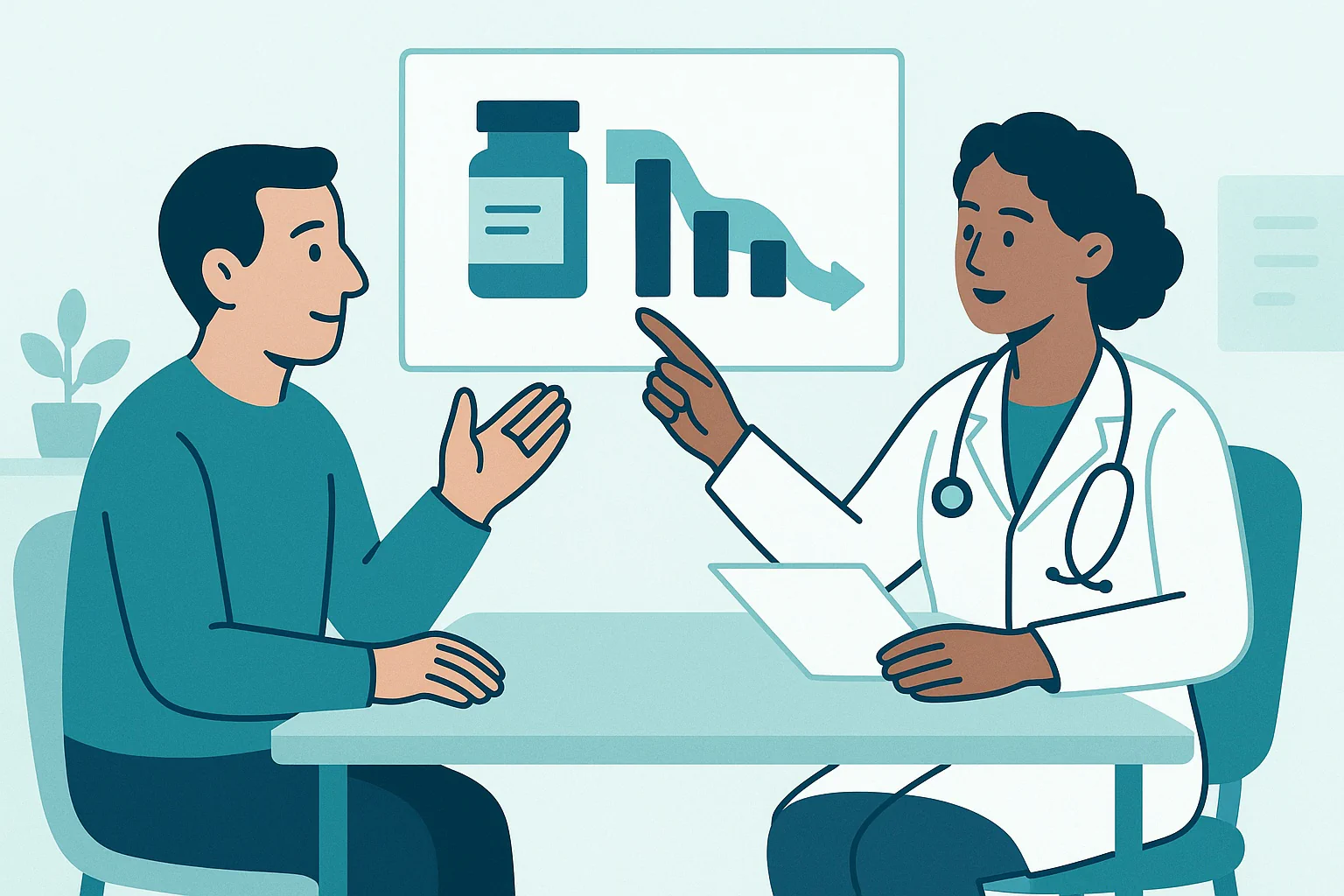 A steroid conversion calculator interface showing inputs for source steroid and dose, plus a table of equivalent corticosteroid doses with rounding options.