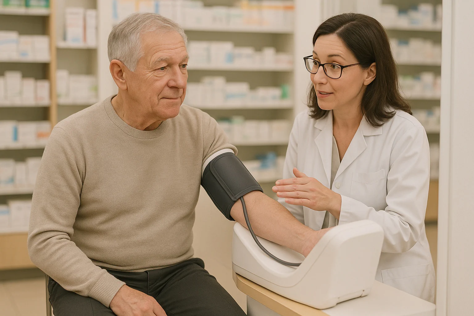 Stroke Risk Calculator results view with CHA2DS2-VASc score, risk category, and awareness tips. Visual only for education; not medical advice or diagnosis.