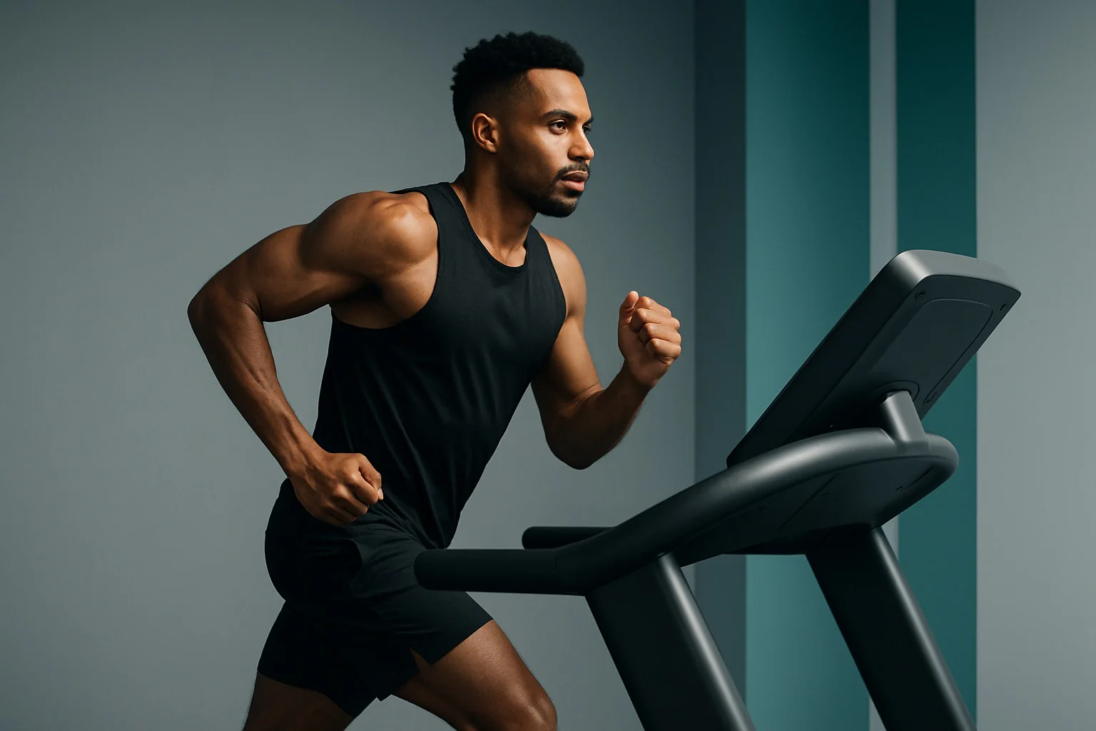 A clean treadmill calorie calculator interface with inputs for weight, speed, incline, and duration, plus results for METs, cal/min, distance, and calories.